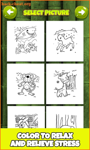 Crazy Animal Baby Panda Bear Friends Coloring Page screenshot