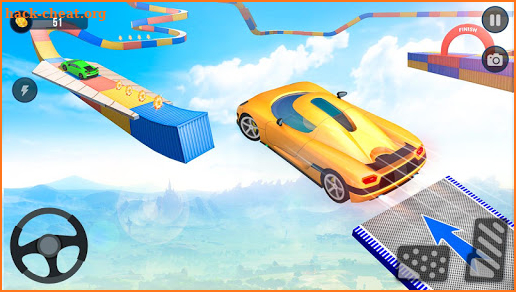 Crazy Car driving Stunts: Sky Tracks screenshot