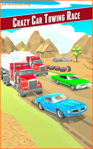 Crazy Car Towing Race 3D screenshot