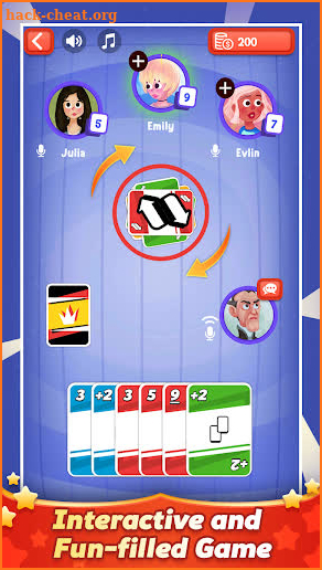 Crazy Card Party Uno Game screenshot