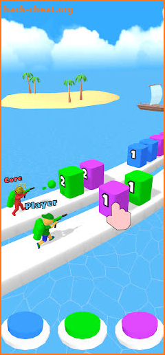 Crazy color blocks screenshot