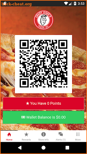 Crazy Dave's Pizza Rewards screenshot