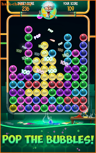 Crazy Lab - Break Bubbles screenshot