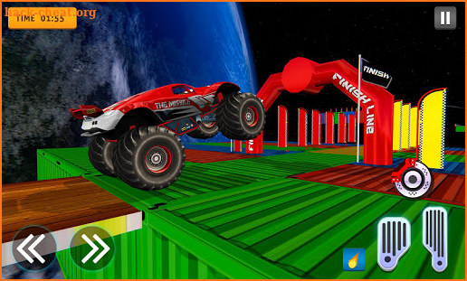 Crazy Off road Stunts: Extreme Monster Stunt Car screenshot