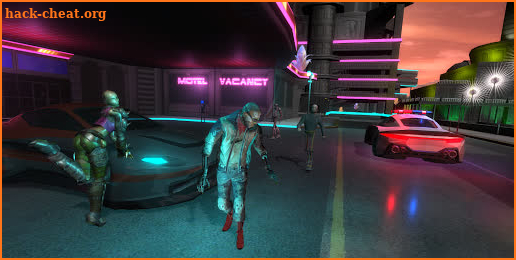 Crazy Punk in big city 2077 screenshot