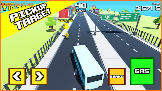 Crazy Road: Bus Simulator screenshot