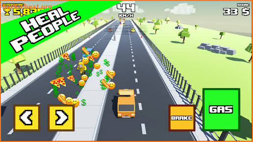 Crazy Road: Fast Food Truck screenshot