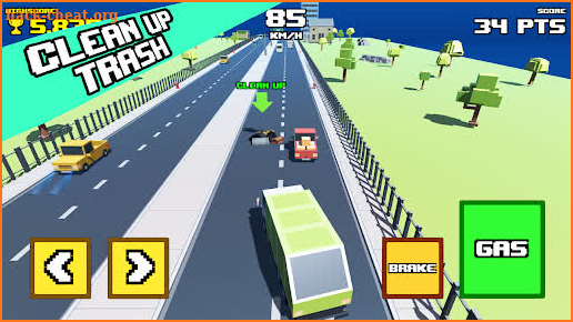 Crazy Road: Trash Dump Truck screenshot