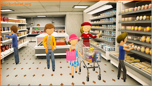 Crazy Stickman Shopping Mall - Supermarket Games screenshot