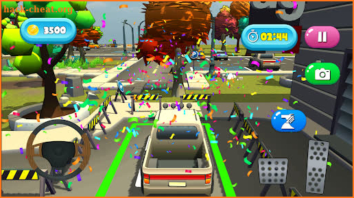 Crazy Toon Car Parking Game 3D screenshot