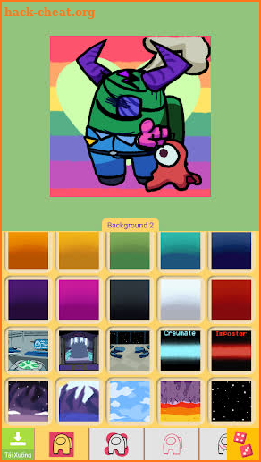 Create Avatar game Among Us screenshot