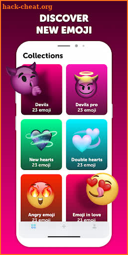 Create emoji up: new emoji & wemoji emojii hearts screenshot