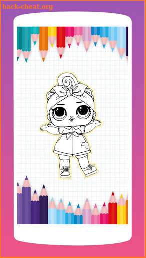 Creative Coloring Lol Dolls screenshot