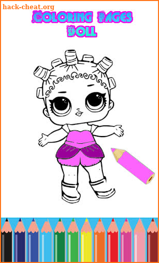 Creative Coloring Pages Lol Surprise Dolls screenshot