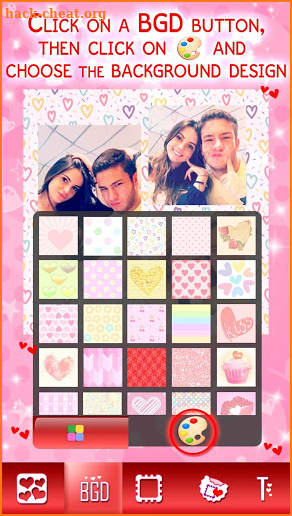 Creative Love Scrapbook 💟 Album Collage Maker screenshot