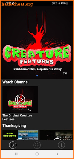 Creature Features Network screenshot