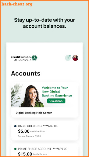 Credit Union of Denver screenshot