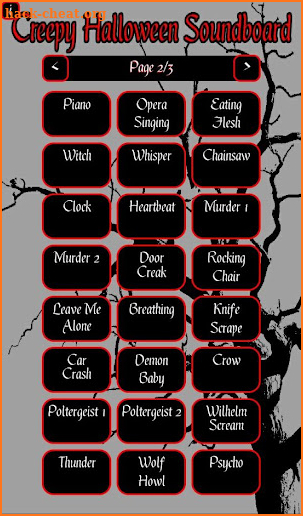 Creepy Halloween Soundboard screenshot