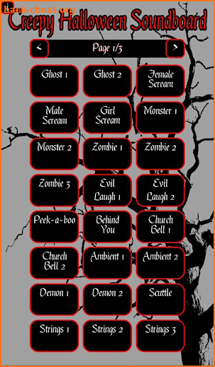 Creepy Halloween Soundboard screenshot