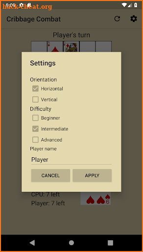 Cribbage Combat — Free screenshot