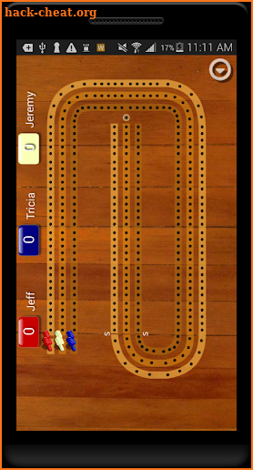 Cribbage Pegboard screenshot