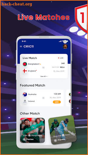 Cric11 - Live Cricket Score screenshot