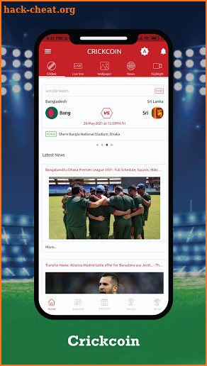 Crickcoin: The Cricket Live Line screenshot
