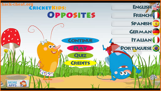 Cricket Kids: Opposites screenshot