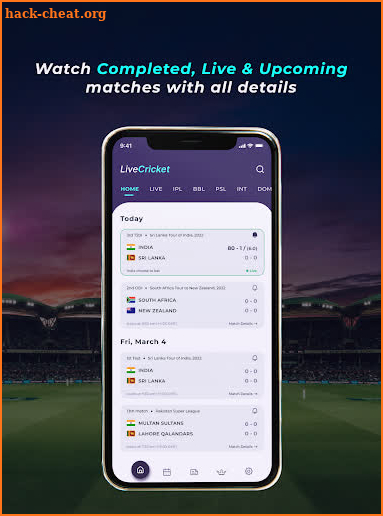 Cricket Live Line Fast Scores screenshot