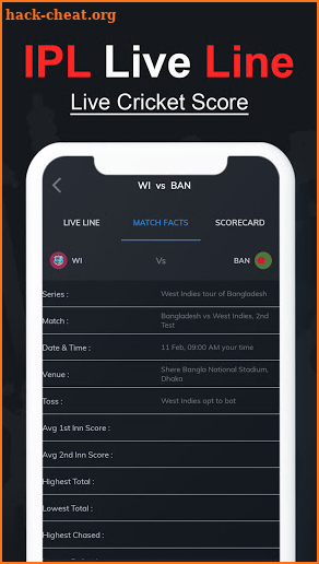 Cricket Live Score - IPL live score - Live Match screenshot