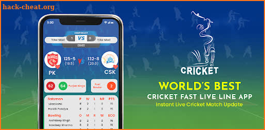 Cricket Mania - LiveScore screenshot