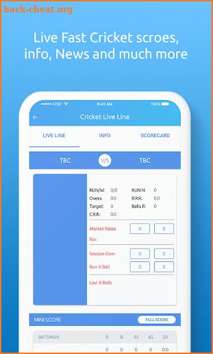 CricZoo - Fastest Cricket Live Line Score & News screenshot