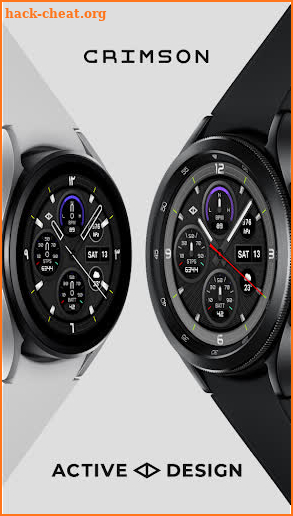 Crimson: Analog Watch Face screenshot