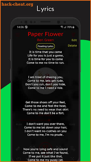 Crimson Music Player - MP3, Lyrics, Playlist screenshot