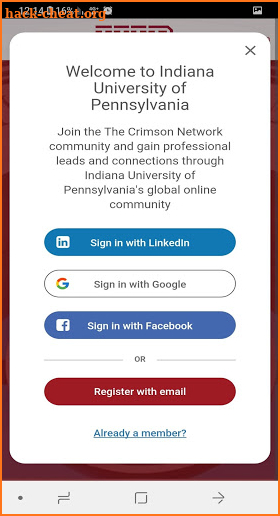 Crimson Network screenshot