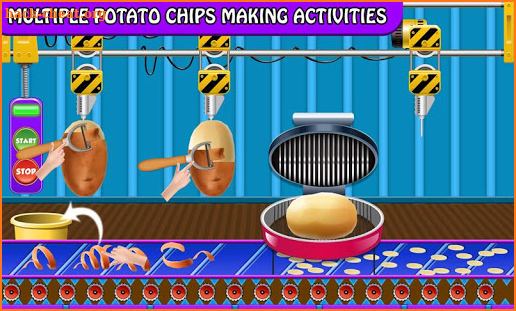 Crispy Potato Chips Maker Factory – Snacks Making screenshot