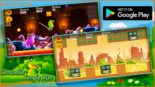 Crocodile Run : in the Wild Jungle Adventures screenshot