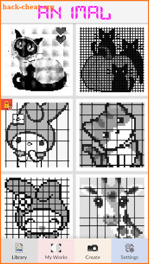 Cross Stitch Animal Art Pixel screenshot