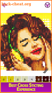 Cross Stitch - Color by Number, Pixel Art Coloring screenshot