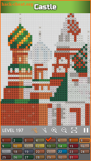 Cross-stitch : Coloring screenshot