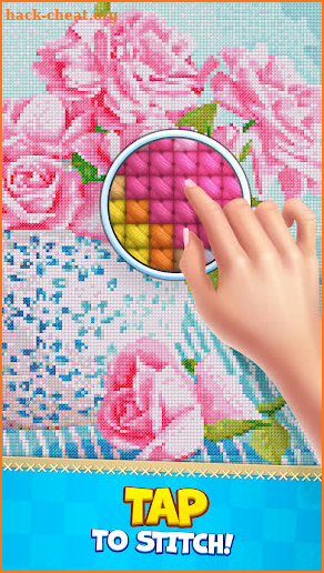 CROSS-STITCH: COLORING BOOK screenshot