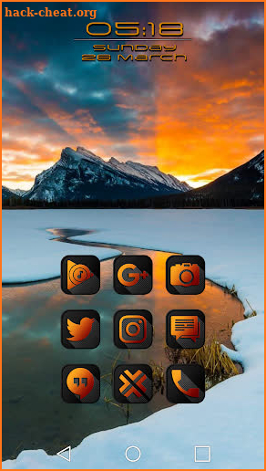 Crossed Orange Icon Pack screenshot