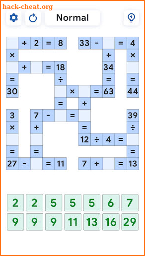 Crossmath Games - Math Puzzle screenshot