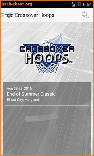 Crossover Hoops Inc. screenshot