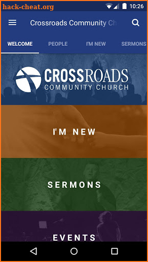 Crossroads Community Church Oh screenshot