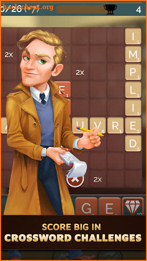 Crossword City Chronicles - Word Mysteries screenshot