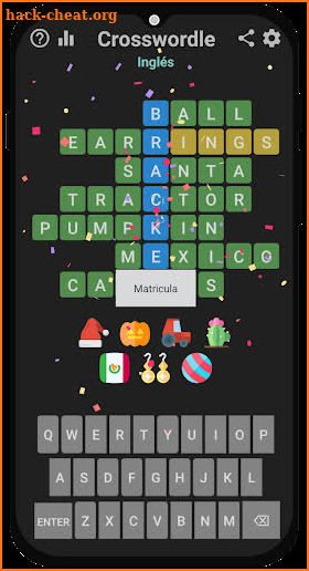 Crosswordle daily puzzle screenshot