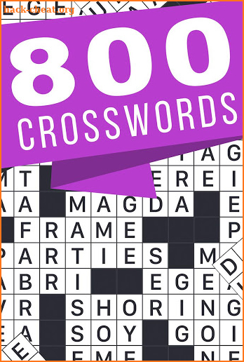 Crosswords - 800 easy and hard crossword puzzles screenshot