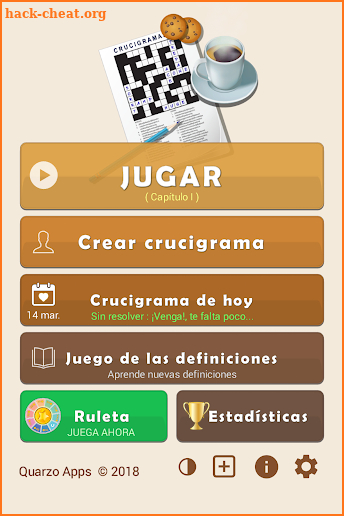 Crosswords - Spanish version (Crucigramas) screenshot