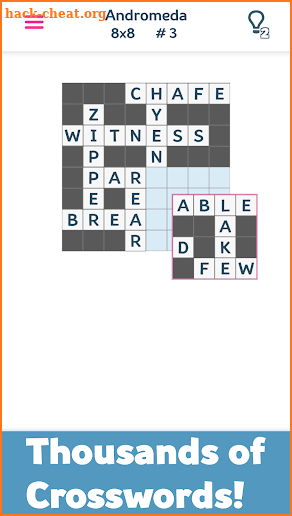 Crossy Words (Crossword+Fill-Ins+Chainword) screenshot